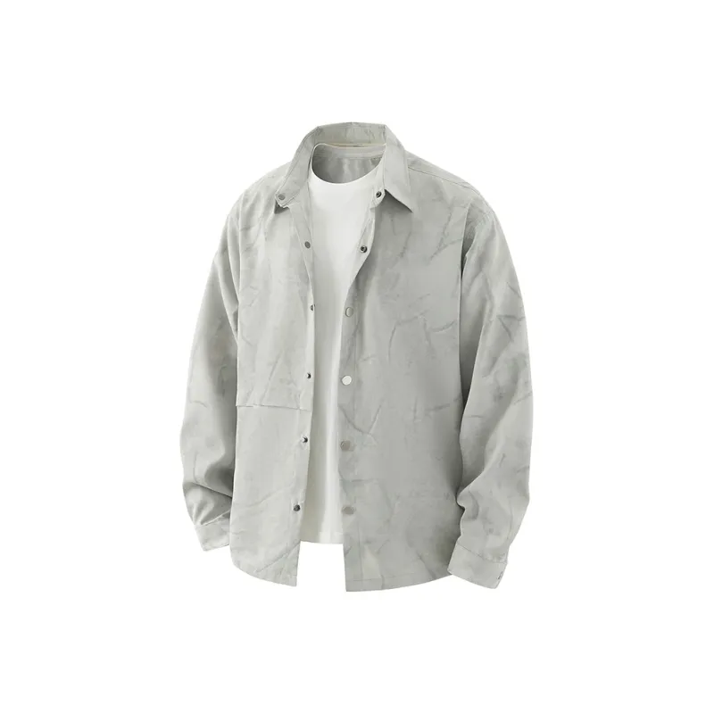 APUNCHLINEWORKSHOP Spring Summer Long Sleeved Thin Shirt For Men Unisex-0