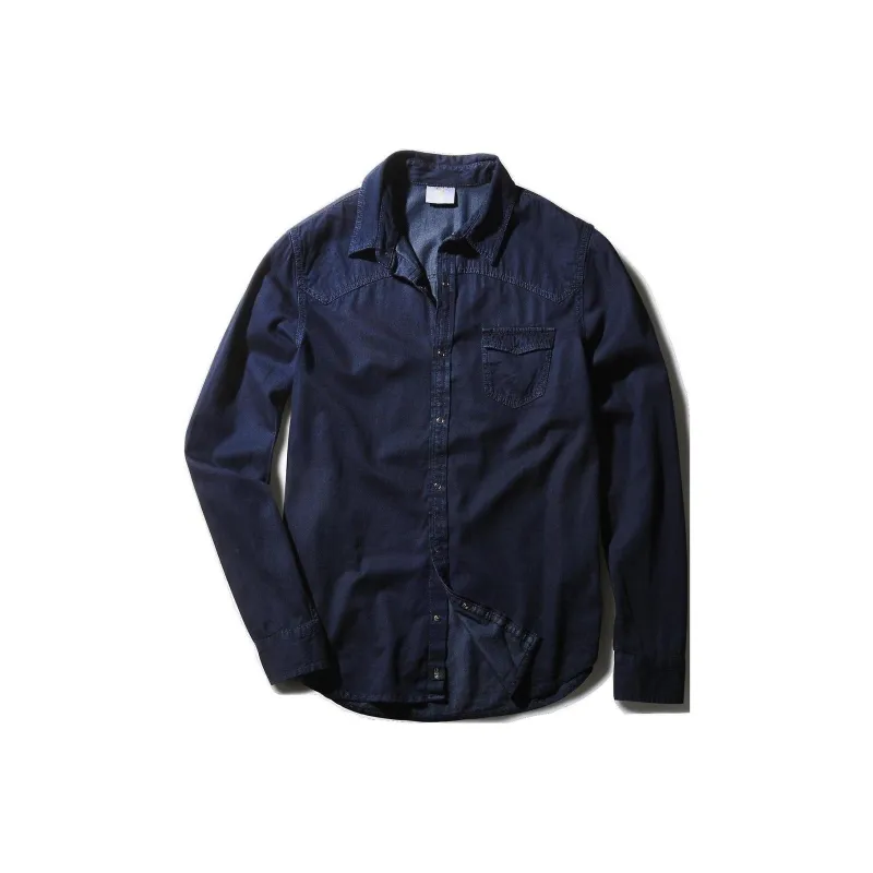 Adidas Shirts Men Dark Blue-0