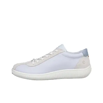 Ecco SOFT ZERO Anti Slip Wear Resistant Low Top Casual Shoes Women's Blue