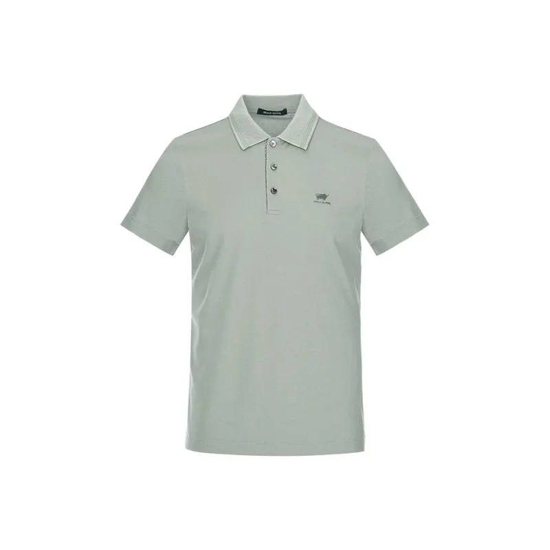 BRAUN BUFFEL Polo Shirt Men's Light Green-0