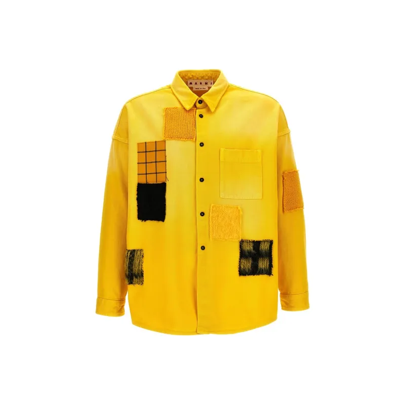 MARNI Shirts Men Yellow-0
