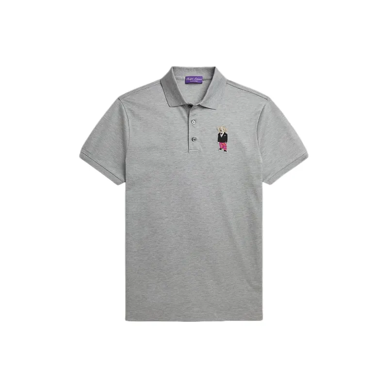 Ralph Lauren Purple Label Polo Shirt Men's Gray-0