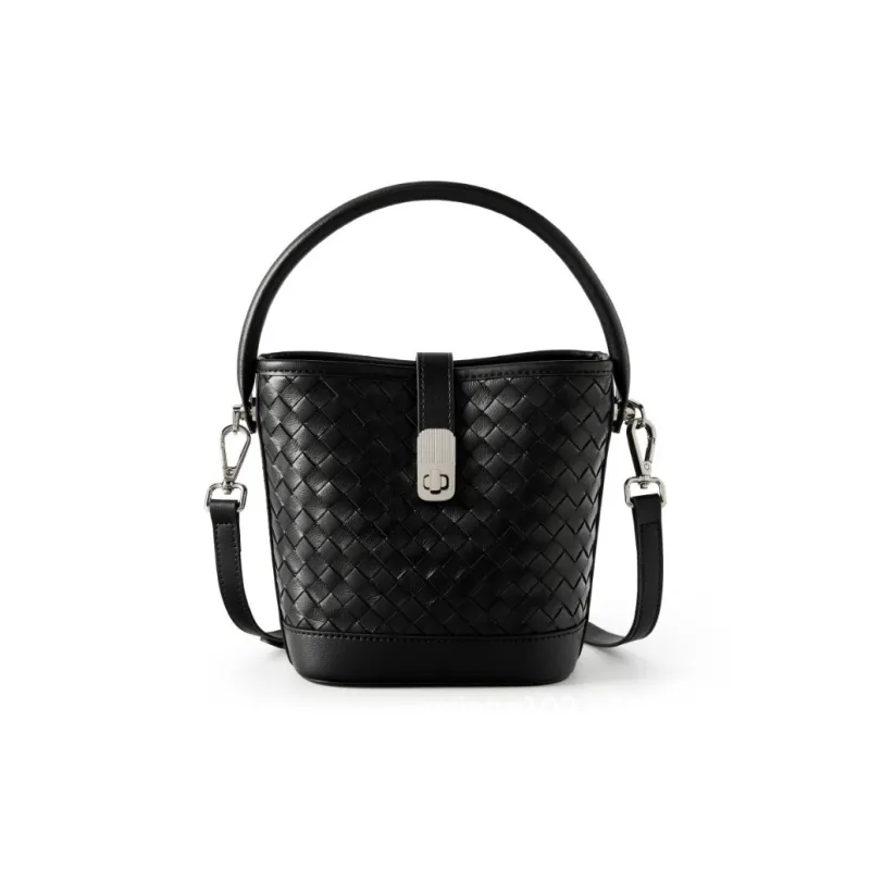 VANDEE Top Grain Sheepskin Bucket Bag, Shoulder Bag, Crossbody Bag, Handbag Women's Multicolor-6