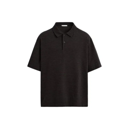 ZARA Polo Shirts Men Brown
