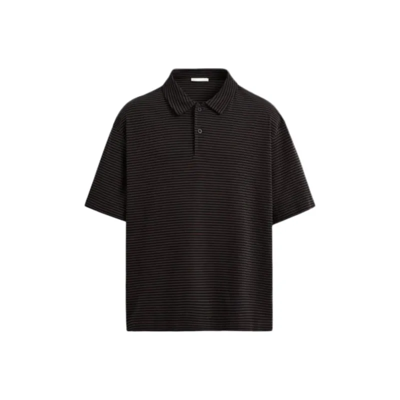 ZARA Polo Shirts Men Brown-0