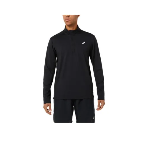 Asics Ready-Set Half Zip Shirt Men's Black