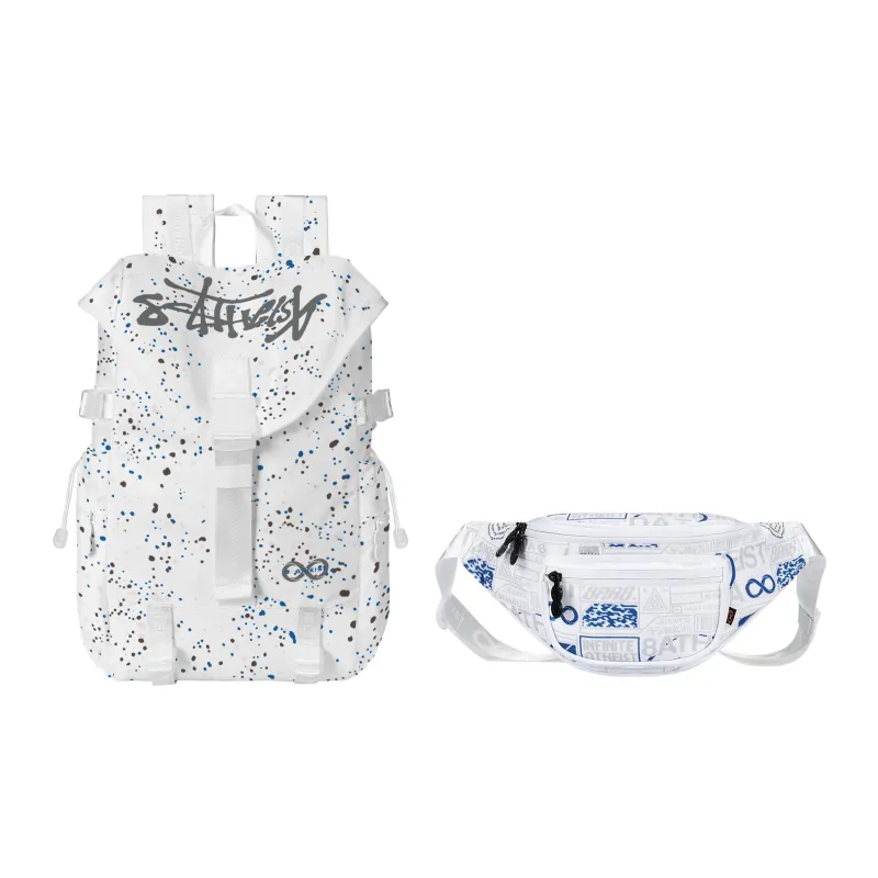 8atheist Polyester Backpack Regular Unisex White-8