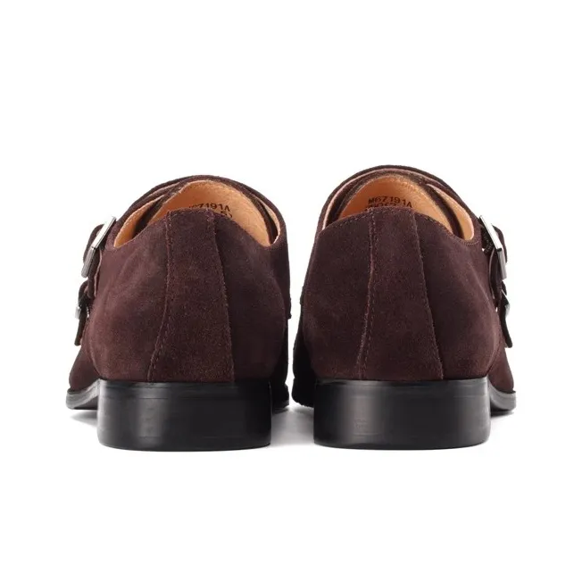 Bansley Dress Shoes Unisex Dark Brown-5