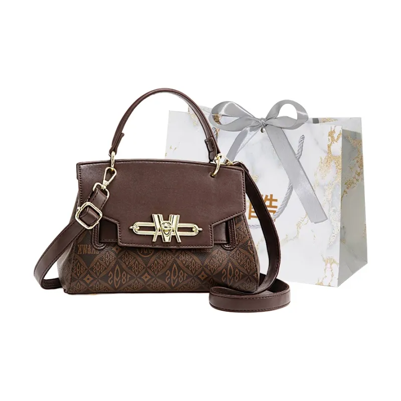 Cool PU One Shoulder Handbag Women's Multicolor-1