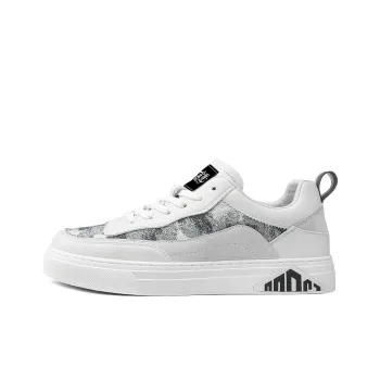 Jinho Skateboard Shoes Men Low Top Gray/Green