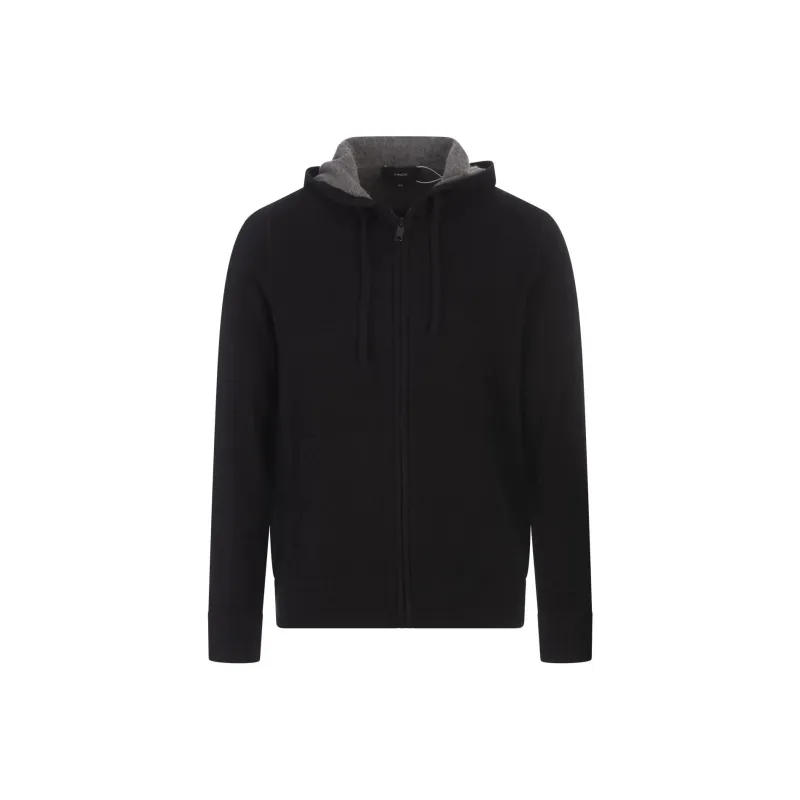 VINCE Cashmere Plain Hoodie-0