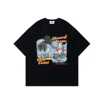 BONAS Heavyweight Vintage Hong Kong Chic Loose Fit Top Unisex