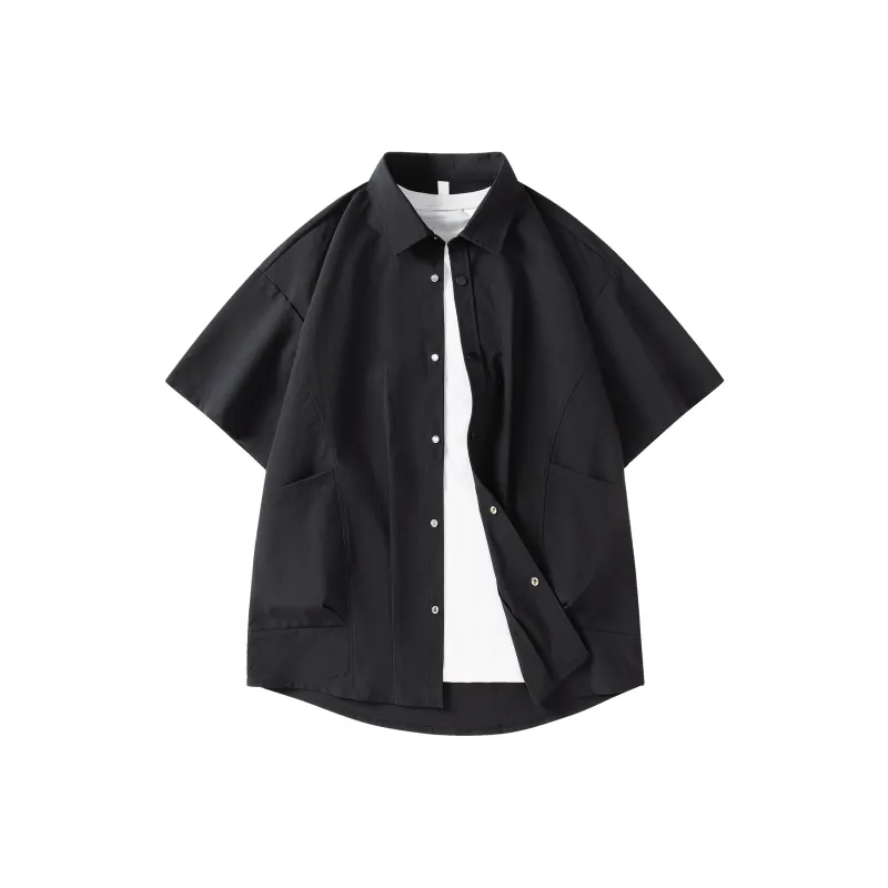 TESTUNG Fashion Minimalist Style Shirt Unisex-0