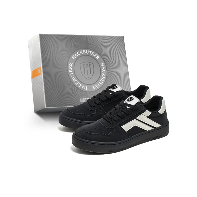 HACKBUTEER Low Top Skateboard Shoes Men's Box Included-7