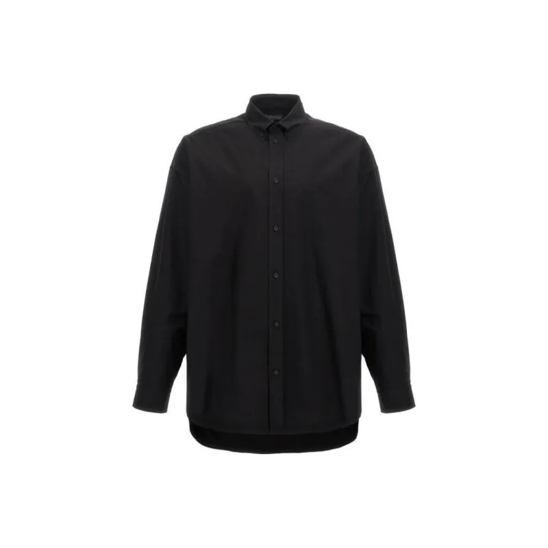 Balenciaga Collared Long Sleeve Shirt-0