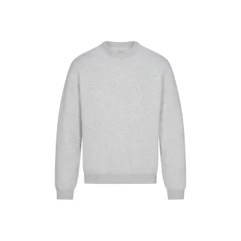 SKIMS MENS CLASSIC CREWNECK Sweatshirt Men's LIGHT HEATHER GREY/Light Gray