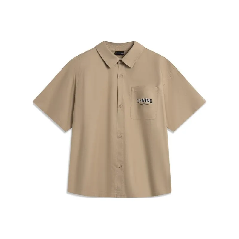 LiNing Weekend Youth Shirt Men's True Khaki-0