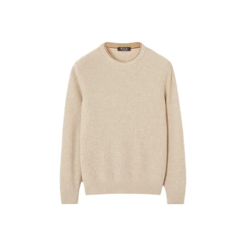Loro Piana City Pull Cashmere Sweater Men's Magnolia Petal Color