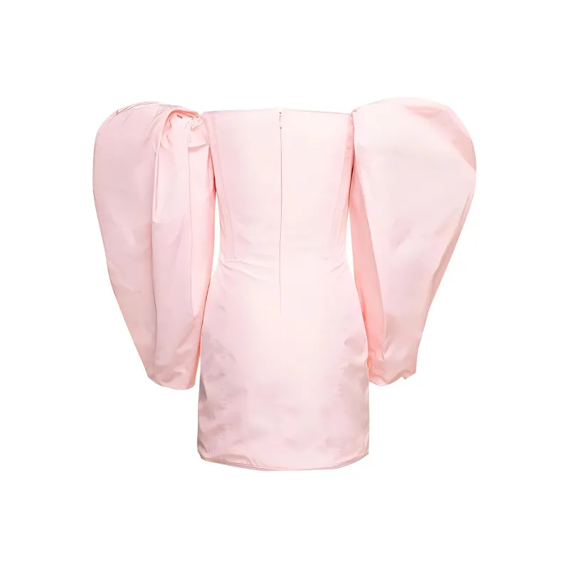 Jacquemus La Robe Taffetas Dress 'Light Pink'-1