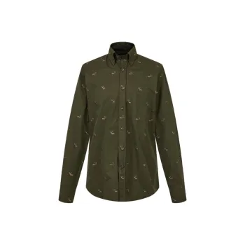 Paul & Shark Yachting Shirt Men's Olive Green
