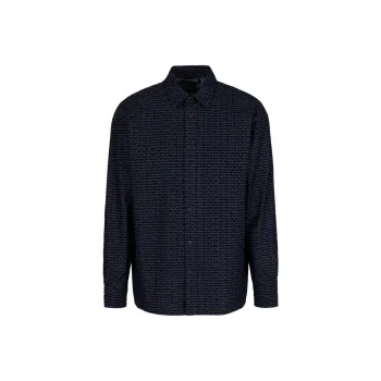 EMPORIO ARMANI Shirt Men's Denim Blue
