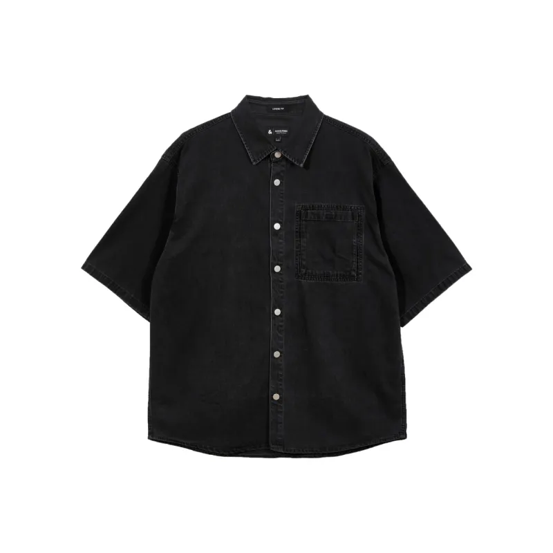 JACK JONES· Shirt Men's A16 Dark Gray Denim-0
