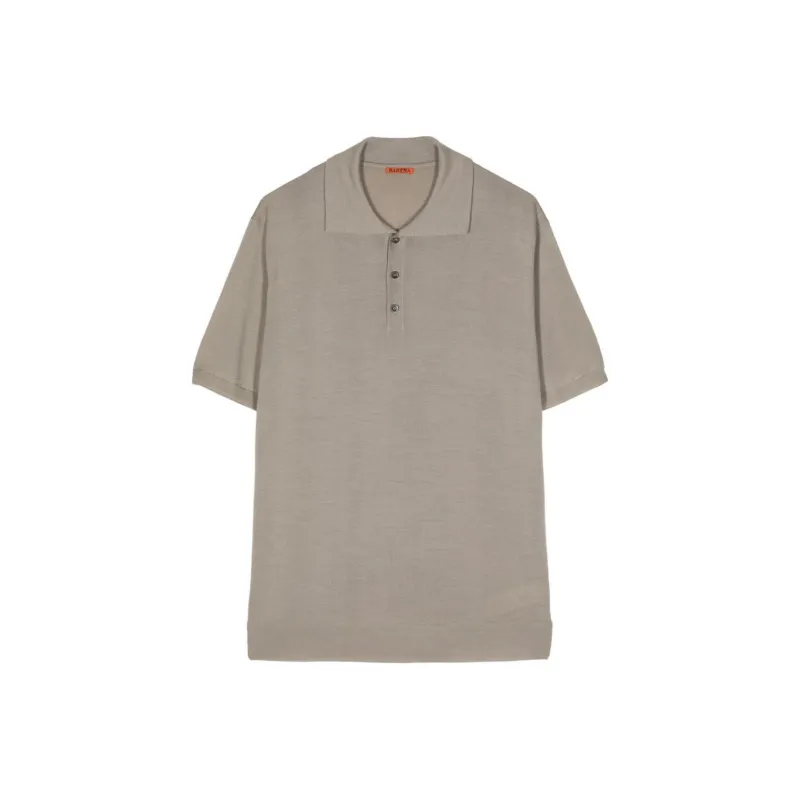 BARENA Merino-wool Polo Shirt-0