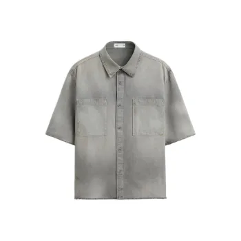 ZARA Shirts Men Dark Gray