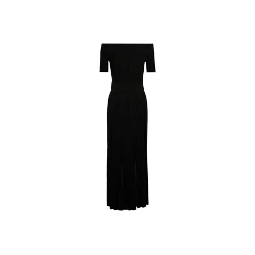 Alexander McQueen Short Sleeved Dress Women's Black