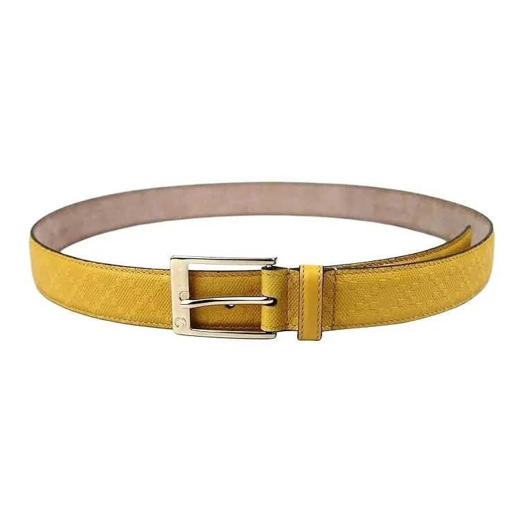 GUCCI Leather, Metal, Metal Leather Belts Men's Multicolor 2CM-5