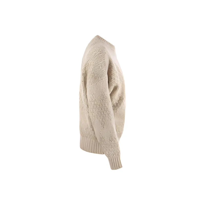 Brunello Cucinelli Sequin Embellished Knitted Jumper-2