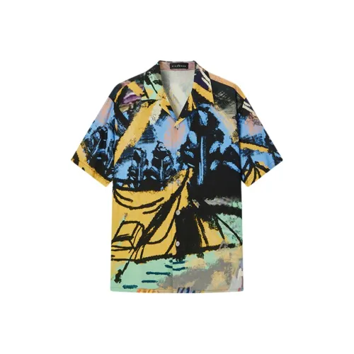 JOHN RICHMOND SS25 Shirt Men's Multicolor Pattern