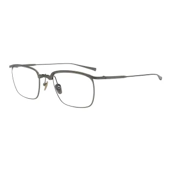 MASUNAGA Titanium Rectangular Eyeglass Frames Unisex Multicolor