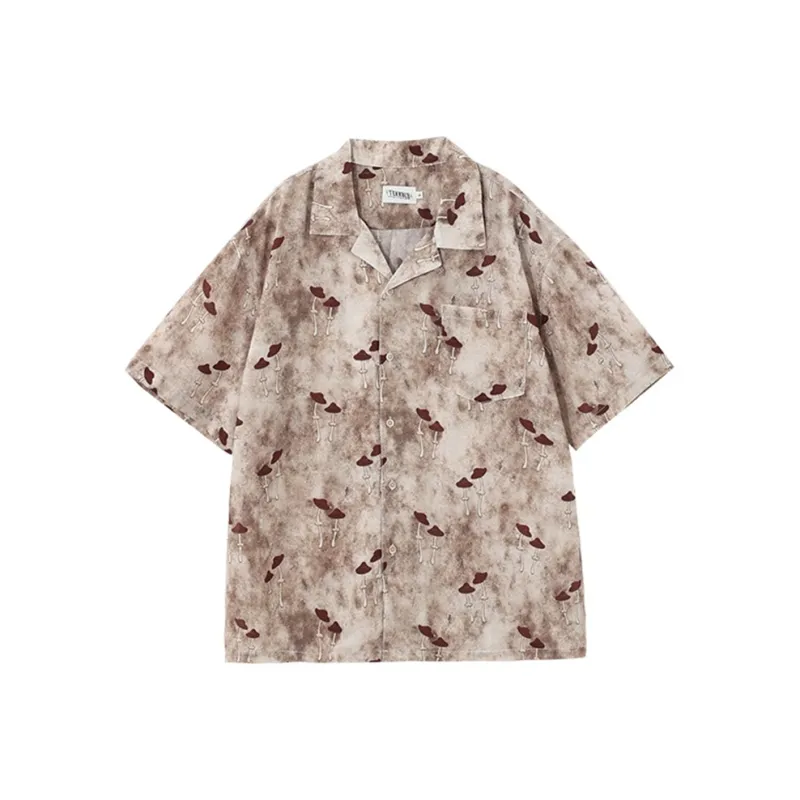 KORAKUBLUE Shirt Unisex Mushroom Brown-0