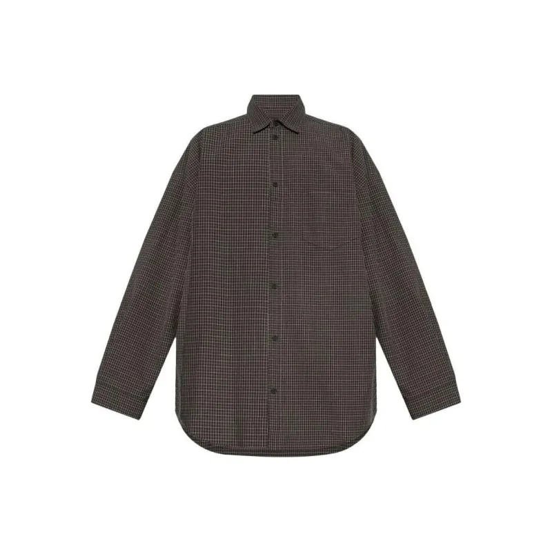 Balenciaga Check Shirt-0