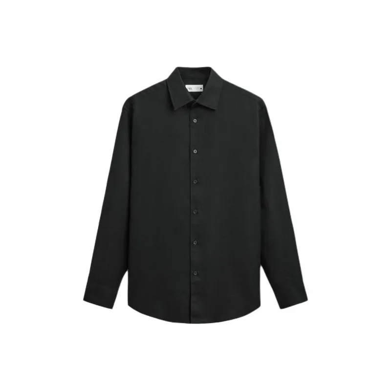 ZARA Shirts Men Black-0