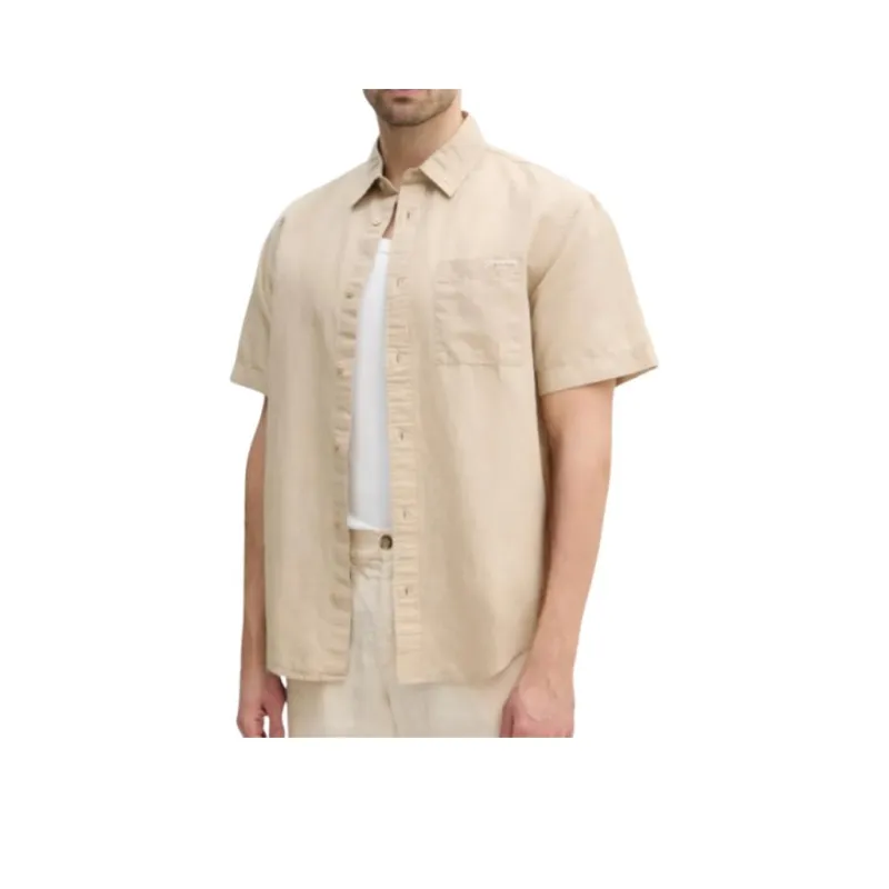 Calvin Klein Shirts Men Khaki-0