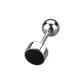 [Single]999 Sterling Silver Stud Earring