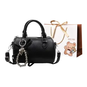 ERANGBEAR PU Cylinder Bag, One Shoulder Handbag Women's Multicolor