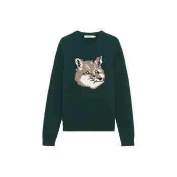 Maison Kitsune FW21 Sweater Men's Green