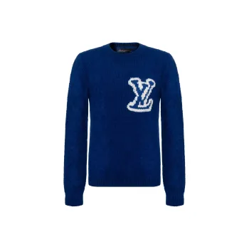 LOUIS VUITTON 2010s LV intarsia Sweater