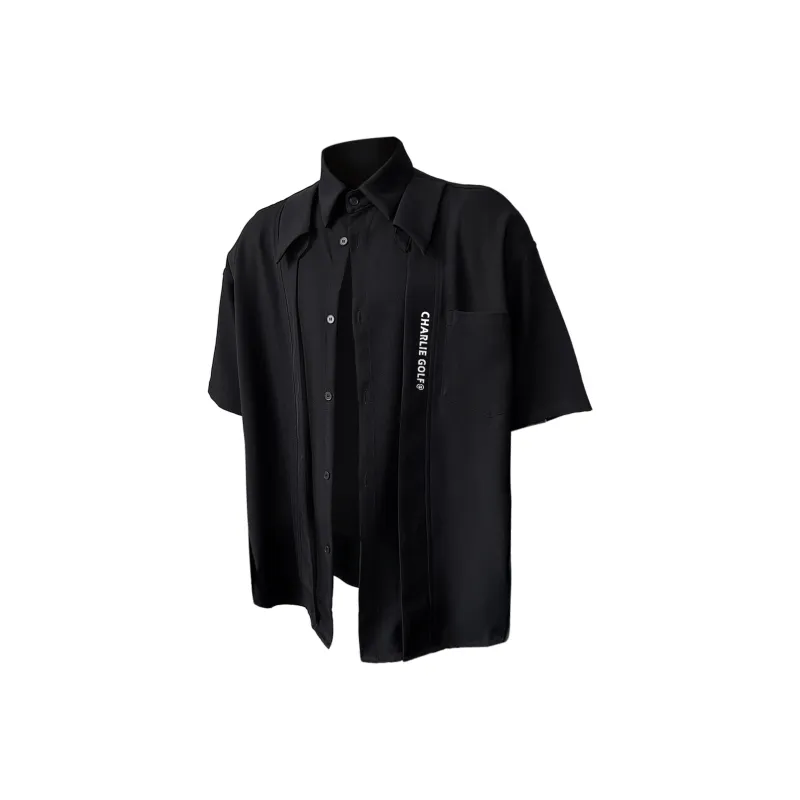 CHARLIE GOLF Short Sleeved Shirt Unisex-0