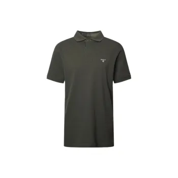 BARBOUR SS24 Polo Shirt Unisex Olive Green
