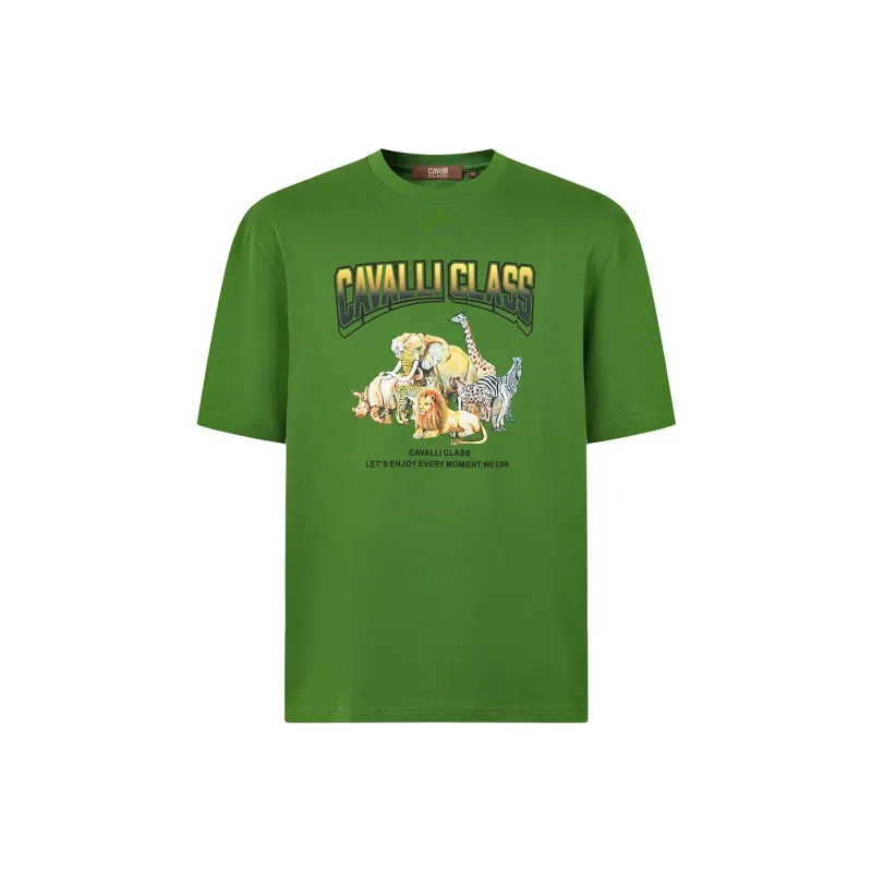 Cavalli Class T-Shirts Men-2