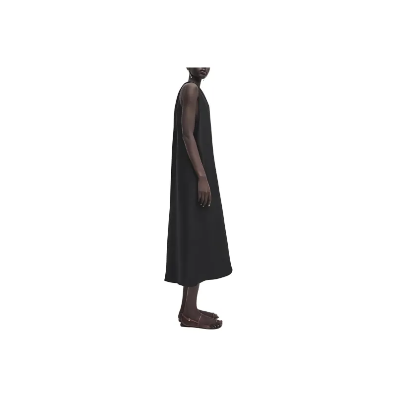 Massimo Dutti Sleeveless Dress Women's Black-3