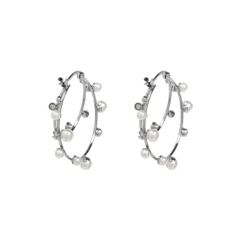 TORY BURCH Glass Pearl Earrings