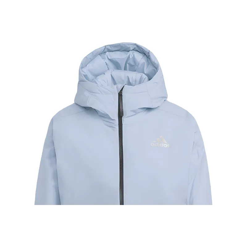 Adidas Puffer Jacket Women's Cream Blue-1