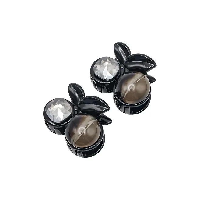 JIANYINGSHU Acrylic Hair Clips Women's-1