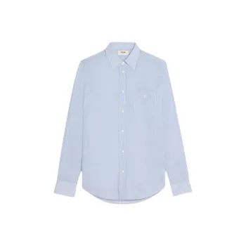 CELINE Loose Shirt In Striped Cotton