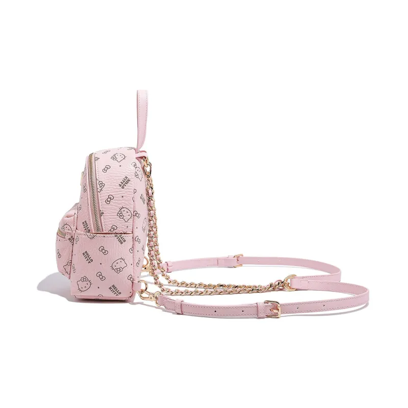 MESUCA Sanrio Hello Kitty Collaboration Kitty Series PU Backpack Women's Multicolor-3